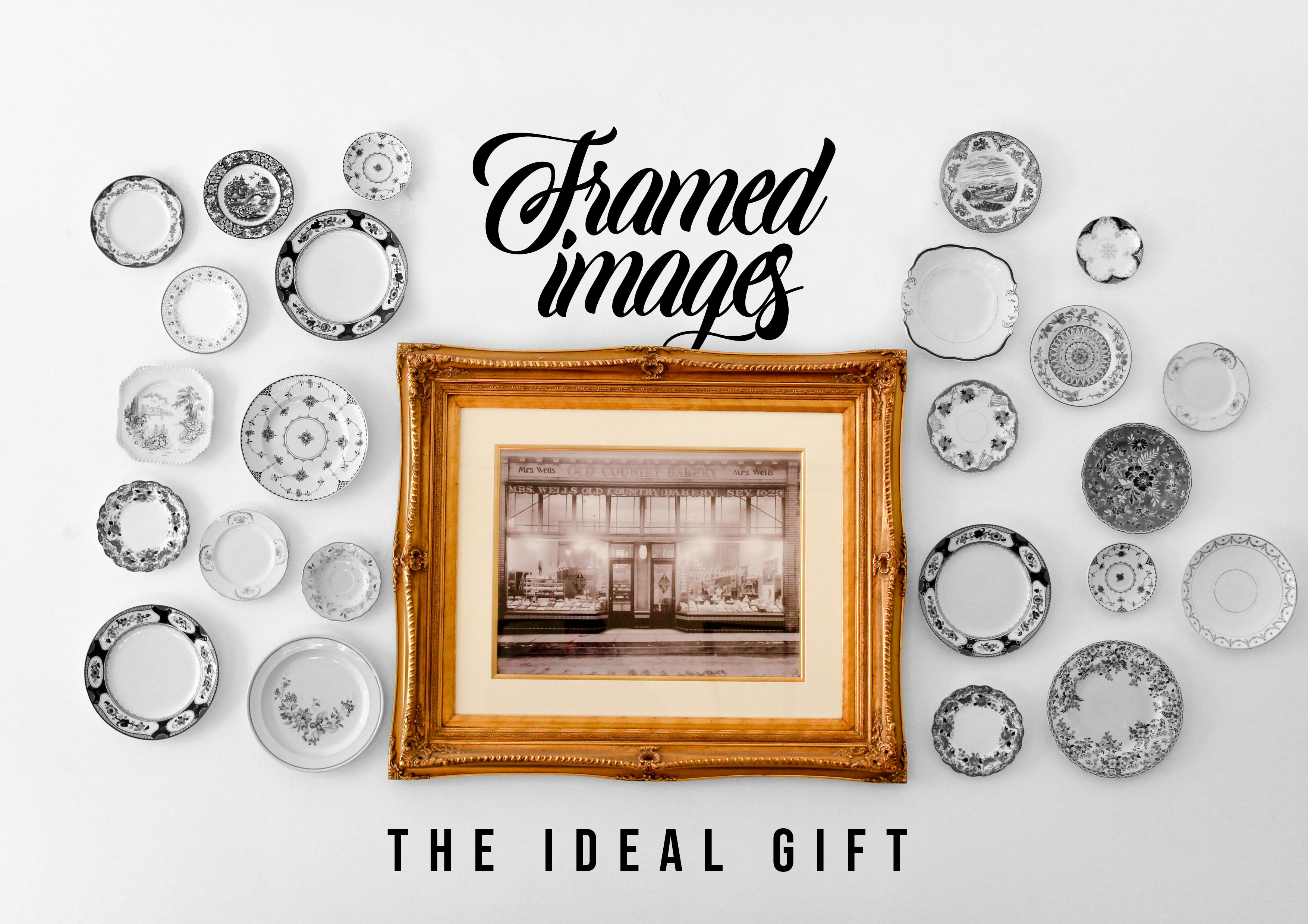 Framed images as a gift